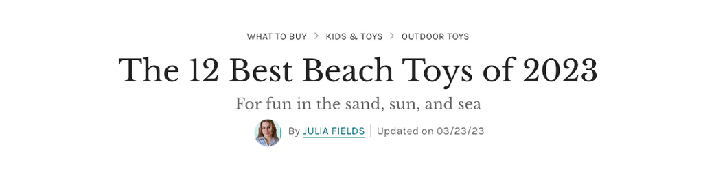 TidalBall Lands on Another "Best Of" List for Beach Games in 2023